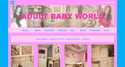 Desktop Screenshot of adultbabyworld.co.uk